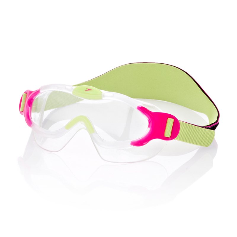 速比涛（Speedo） speedo 新款 专业儿童泳镜 高清防水防雾防紫外线 2-6岁 樱桃红
