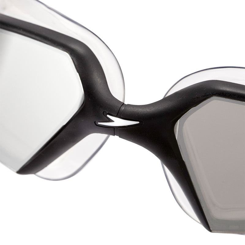 速比涛（Speedo） 泳镜 舒适 超大款 高清防雾防水游泳镜 男士女士游泳眼镜 镀膜灰色