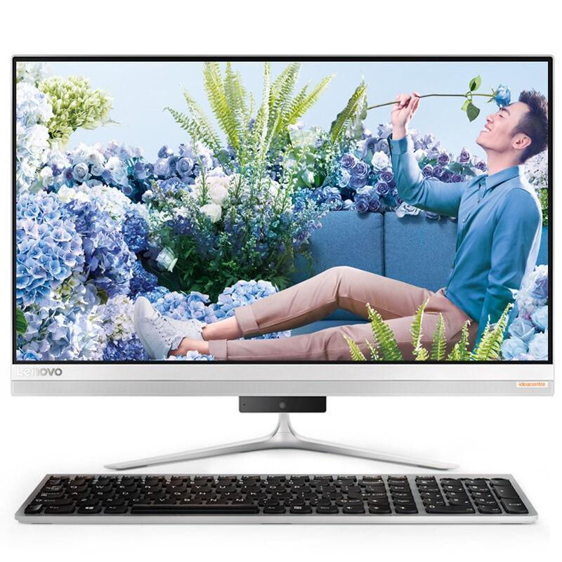 联想（Lenovo） 致美一体机AIO 510S520S 23英寸游戏办公轻薄一体机电脑 银色i5-