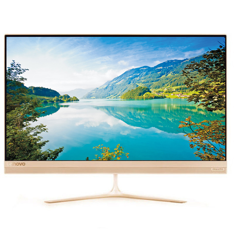 联想（Lenovo） 致美一体机AIO 510S520S 23英寸游戏办公轻薄一体机电脑 金色i5-