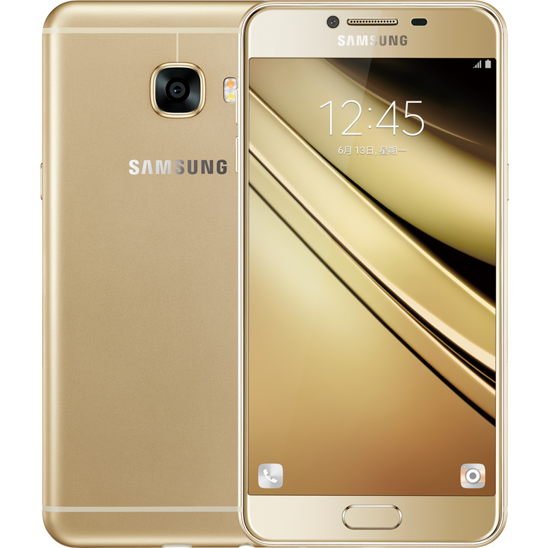 三星 Galaxy C5（SM-C5000）4GB+32GB 枫叶金 移动联通电信4G手机 双卡双待