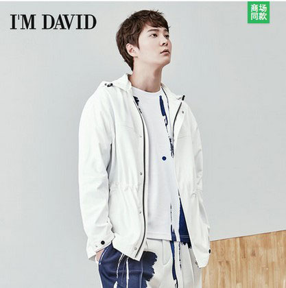 I’m David16专柜新品爱大卫韩版春季男装长袖休闲外套DQJP11C1